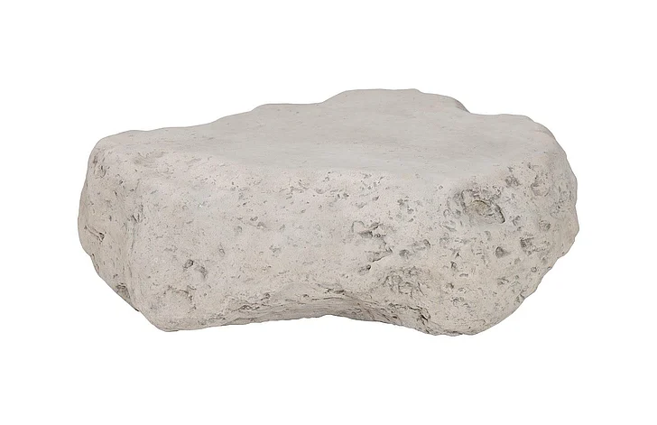 Phillips Collection Small Cast Boulder Coffee Table in Roman Stone PH104327