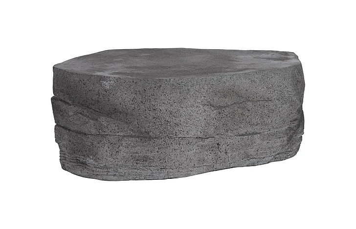 Phillips Collection Cast Naturals Grand Canyon Large Coffee Table in Slate Gray PH104354