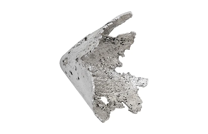 Phillips Collection Semi-Perforated Splash Bowl Wall Art in Silver Leaf PH105203