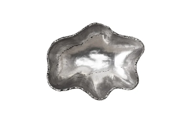 Phillips Collection Cast Onyx Small Wall Sculpture in Silver PH105277