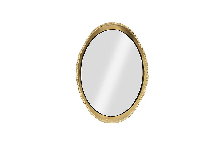 Phillips Collection Broken Egg Mirror in Gold Leaf/Black PH105413