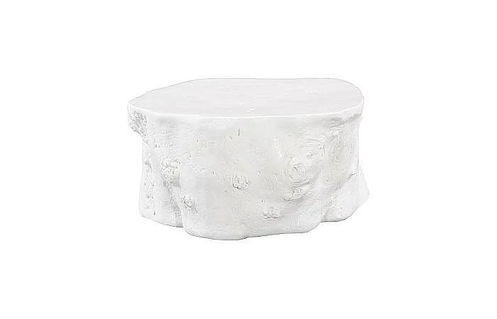 Phillips Collection Log Coffee Table in Gel Coat White PH105533