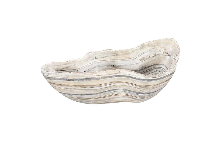 Phillips Collection Small Cast Gray Onyx Bowl in Faux Finish PH106688