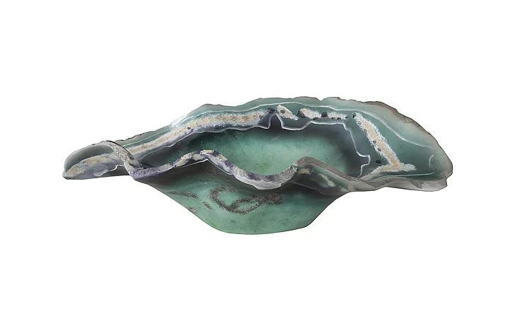 Phillips Collection Small Cast Onyx Fluorite Bowl in Faux Finish PH106694