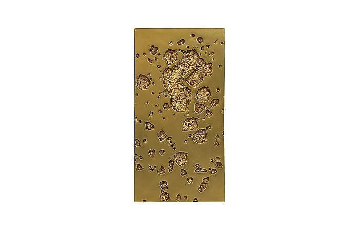 Phillips Collection Splotch Rectangle Wall Art in Gold Leaf PH107320
