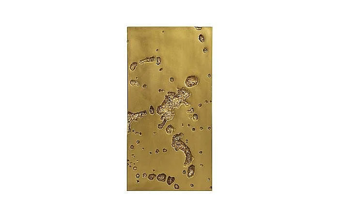 Phillips Collection Splotch Rectangle Wall Art in Gold Leaf PH107321