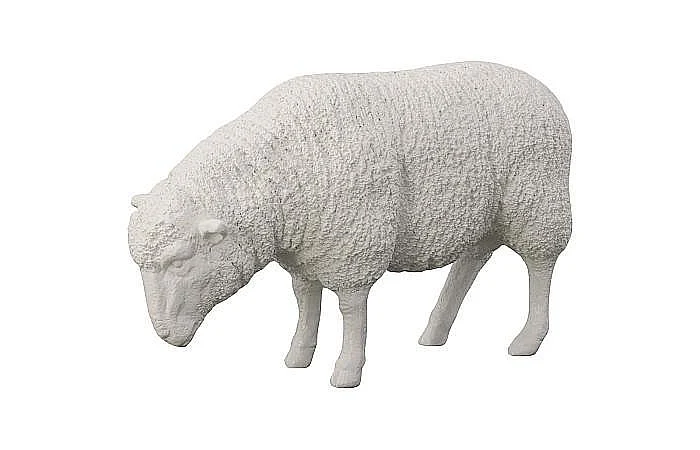 Phillips Collection Sheep Sculpture in Gel Coat White PH109682