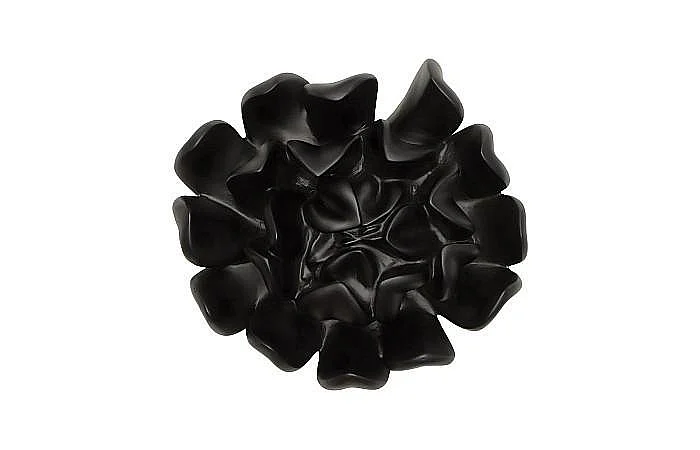 Phillips Collection Topsy Turvy Succulent Wall Art in Smooth Matte Black PH111561