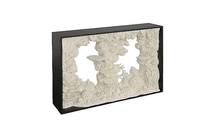 Phillips Collection Reef Framed Console in Off White PH112035