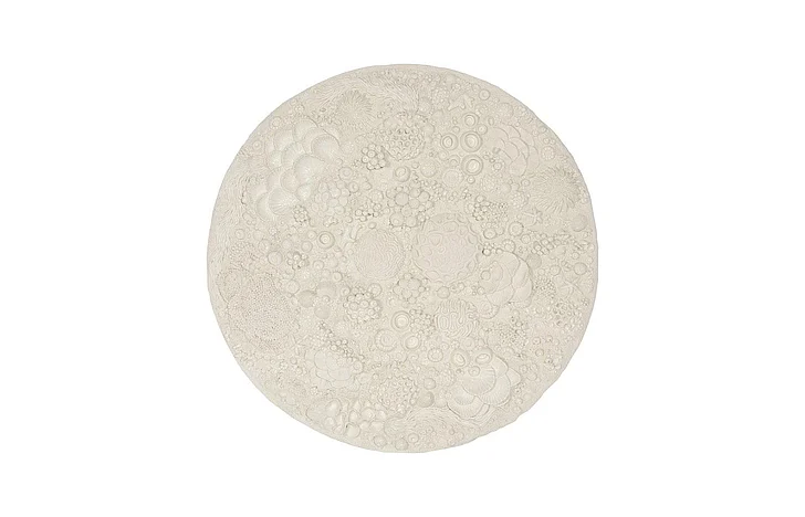 Phillips Collection Round Coral Reef Wall Art in Painted Cream PH112039