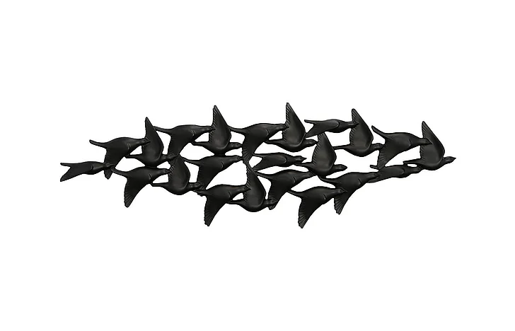 Phillips Collection Flock Of Birds Wall Art in Black PH112985