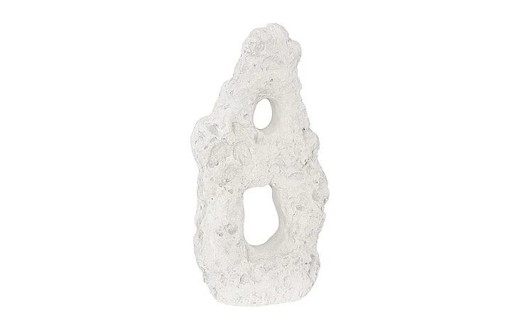 Phillips Collection Double Hole Cast Stone Table Top Sculpture in Roman Stone PH113935
