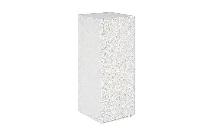 Phillips Collection String Theory Pedestal Medium in White Stone PH115674