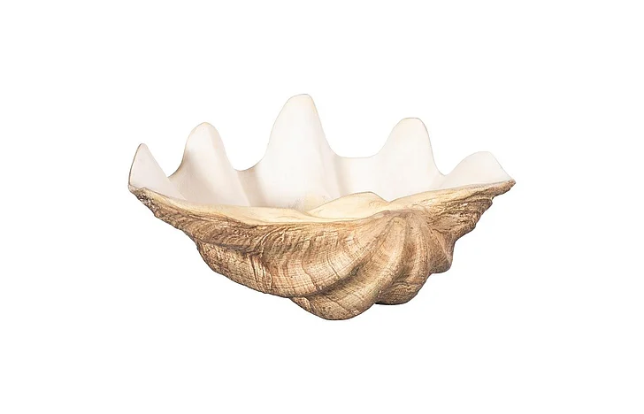 Phillips Collection Small Cast Clam Shell Bowl in Faux Finish PH115689