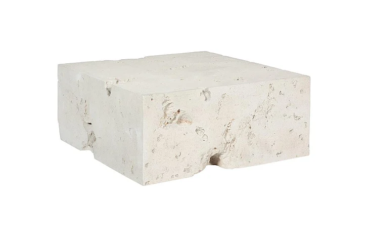 Phillips Collection Formation Square Coffee Table in Roman Stone PH116152