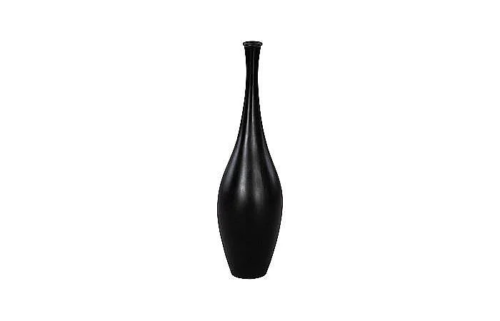 Phillips Collection Trumpet Vase Medium in Matte Black PH117204