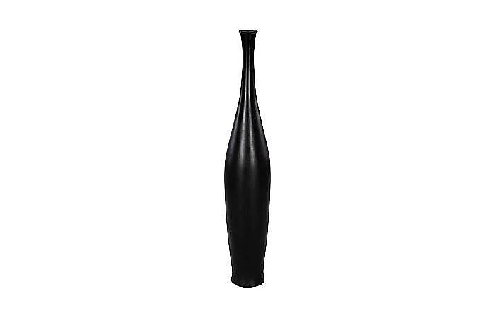 Phillips Collection Trumpet Vase Large in Matte Black PH117205