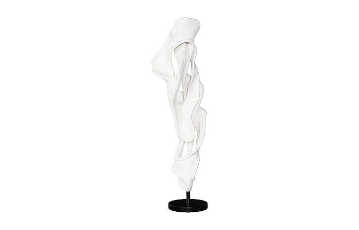 Phillips Collection Cast Dancing Sculpture in Coupé Gel Coat White PH117282