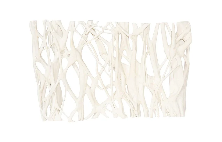 Phillips Collection Cast Entwined Rectangular in Wall Root Faux Bleached PH117290