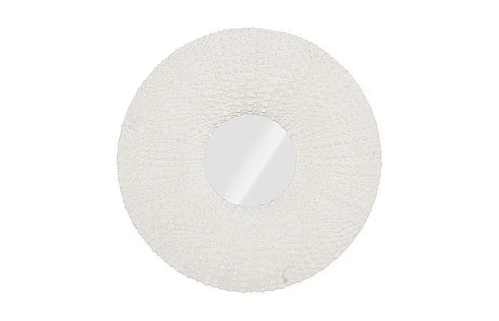 Phillips Collection Sea Urchin Mirror in Off White PH117337
