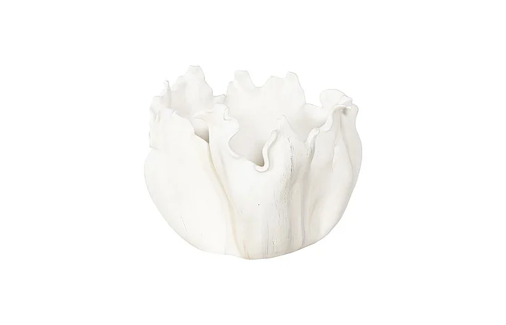 Phillips Collection Cast Root Bowl in Off White PH117412