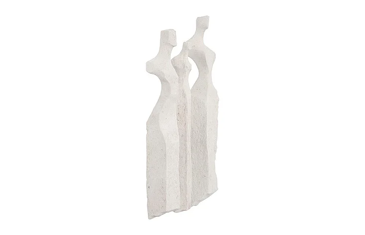 Phillips Collection Small Cast Women Wall Art Set of 3 in Roman Stone PH117414