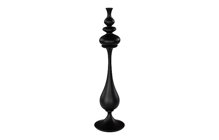 Phillips Collection Bella Bloom Vase in Matte Black PH117417