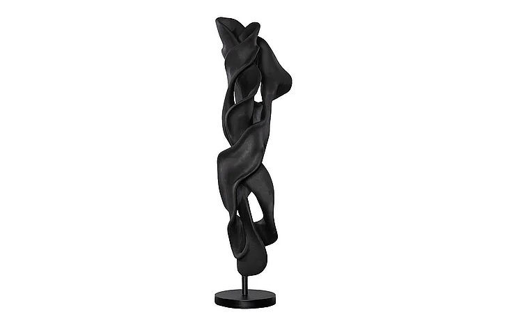 Phillips Collection Cast Dancing Sculpture in Coupé Charcoal Black PH118297