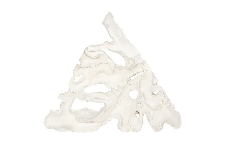 Phillips Collection Contour Cast Root Triangle Wall Art in Faux Bleached PH118731
