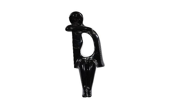 Phillips Collection Sweetie Sculpture in Gel Coat Black PH118772