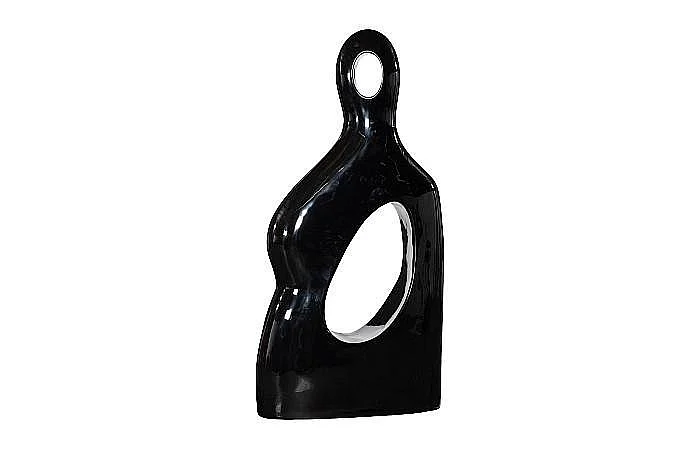 Phillips Collection Colossal Male Sculpture in Gel Coat Black PH118776