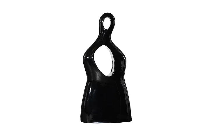 Phillips Collection Colossal Female Sculpture in Gel Coat Black PH118778