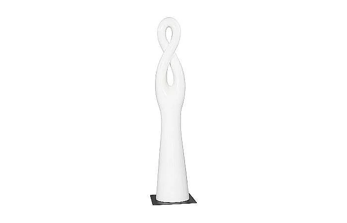 Phillips Collection Twisted Sculpture in Gel Coat White PH118779