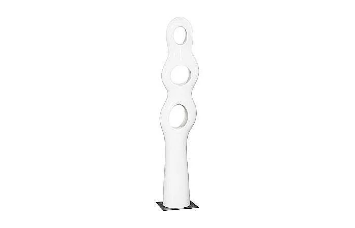 Phillips Collection Triple Circle Sculpture in Gel Coat White PH118781