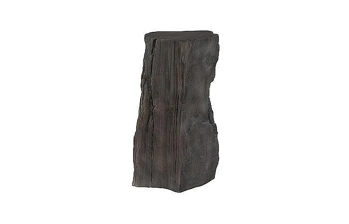 Phillips Collection Stratified Cast Stone Pedestal in Painted Slate PH119126