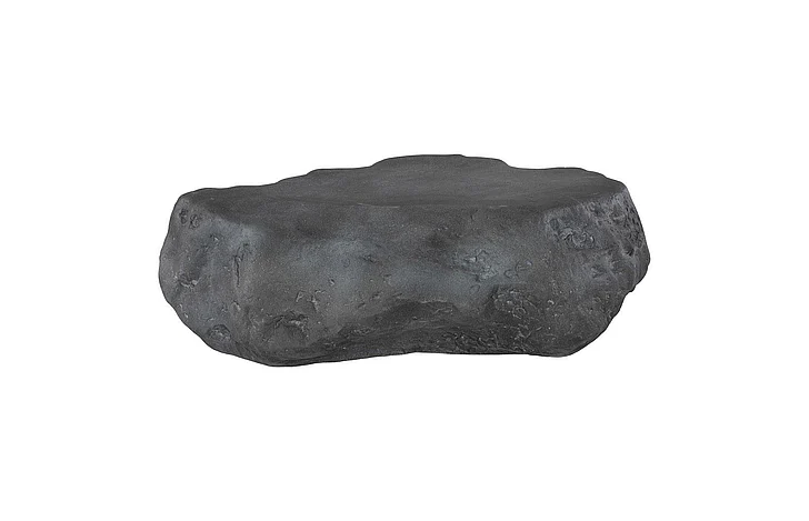 Phillips Collection Small Cast Boulder Coffee Table in Charcoal Stone PH119406