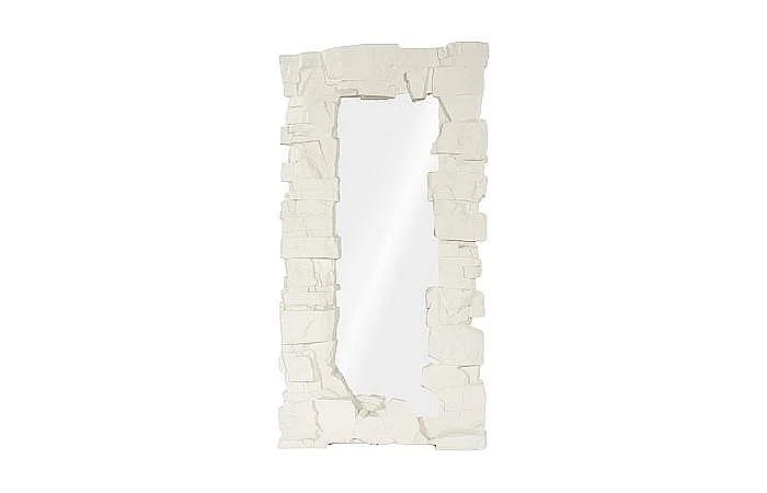 Phillips Collection Rocky Ridge Dress Mirror in White Stone PH119412