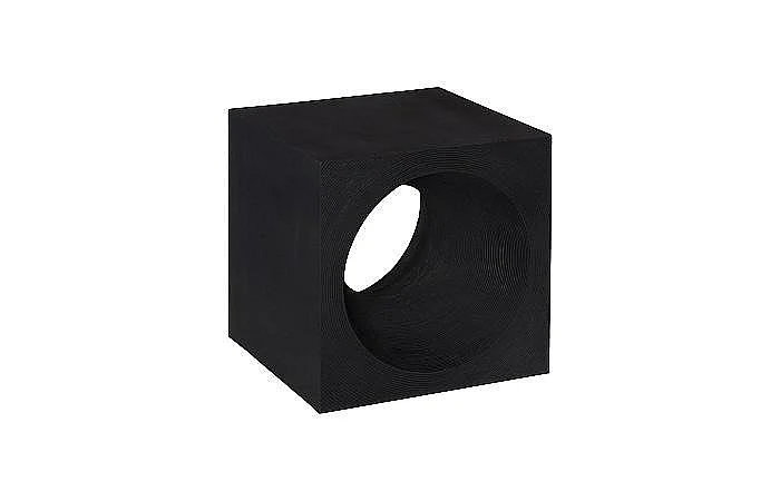 Phillips Collection Void Side Table in Black Stone PH119470
