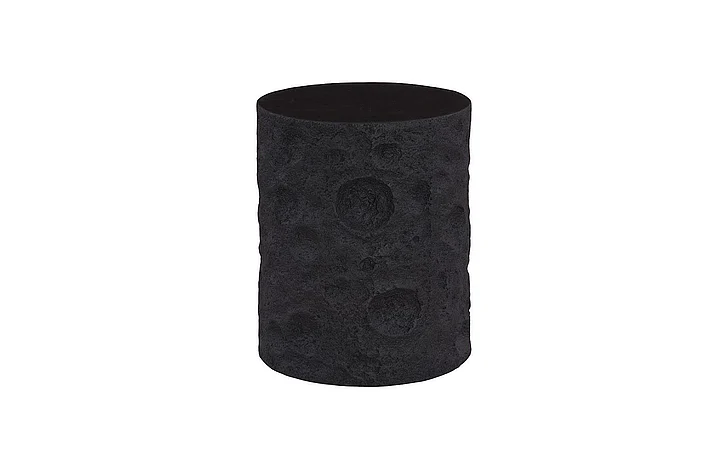Phillips Collection Crater Side Table, Black Stone PH119471