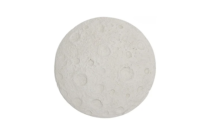 Phillips Collection Crater Wall Art, 22", White Stone PH119558