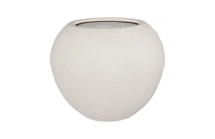 Phillips Collection Aera Planter, Wide, Off White, Large PH119650