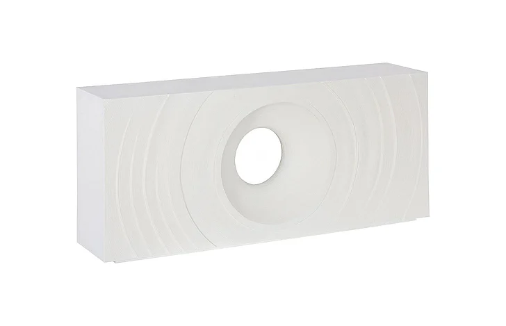 Phillips Collection Void Console Table, White Stone PH119670