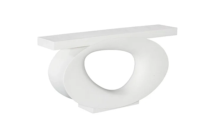 Phillips Collection Nimbus Console Table, Whitestone PH120020