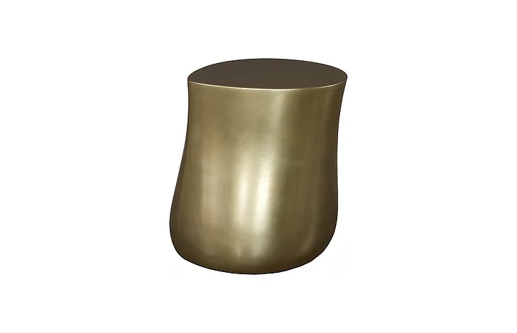 Phillips Collection Mellow Side Table, Polished Brass PH120073