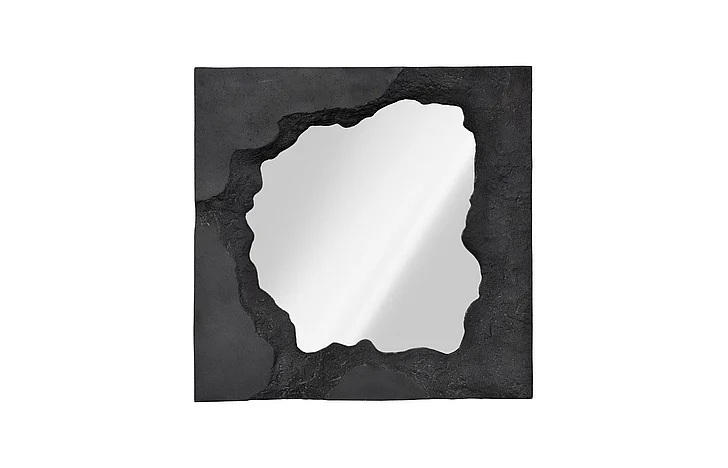 Phillips Collection Magma Mirror, Charcoal Stone PH120235