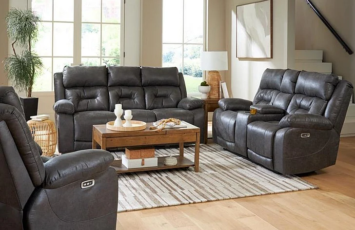 Peak Living 2000 2pc Power Motion Living Room Set in Sullivan Grey CUSTOM ITEM