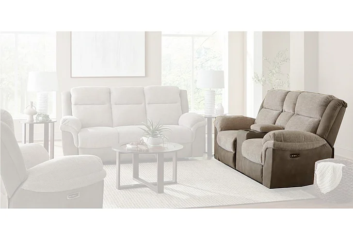 Peak Living 350 Power Headrest Loveseat in Taffy Sand PH35002-4251 CUSTOM ITEM