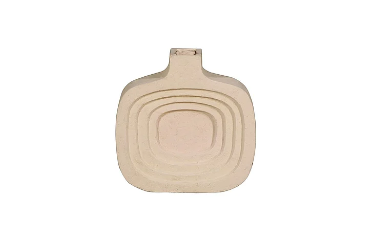 Phillips Collection Sonic Short Round Vase in Stone Cast PH53130