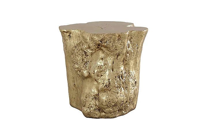 Phillips Log Side Table in Gold PH56280