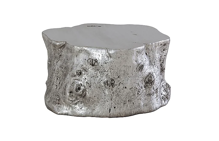 Phillips Log Coffee Table in Silver PH56283